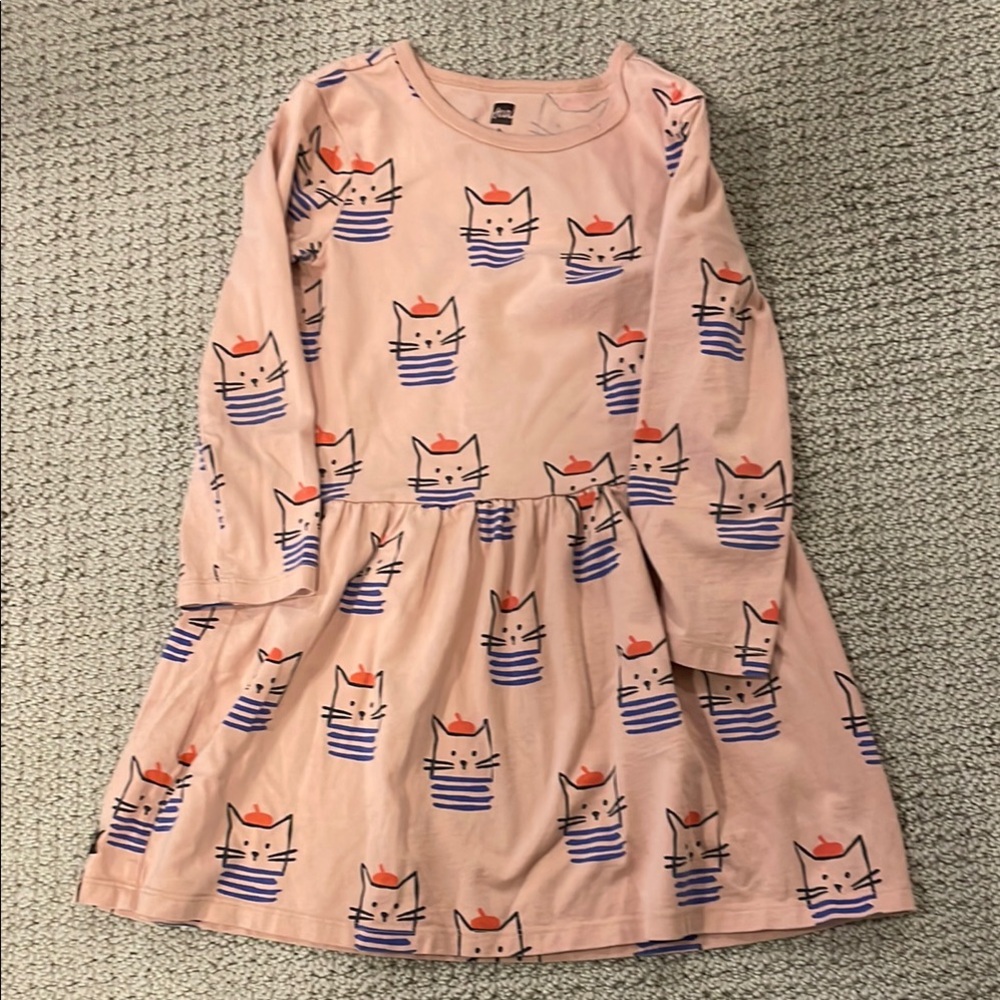 Tea Collection Pink Long Sleeve Sundress